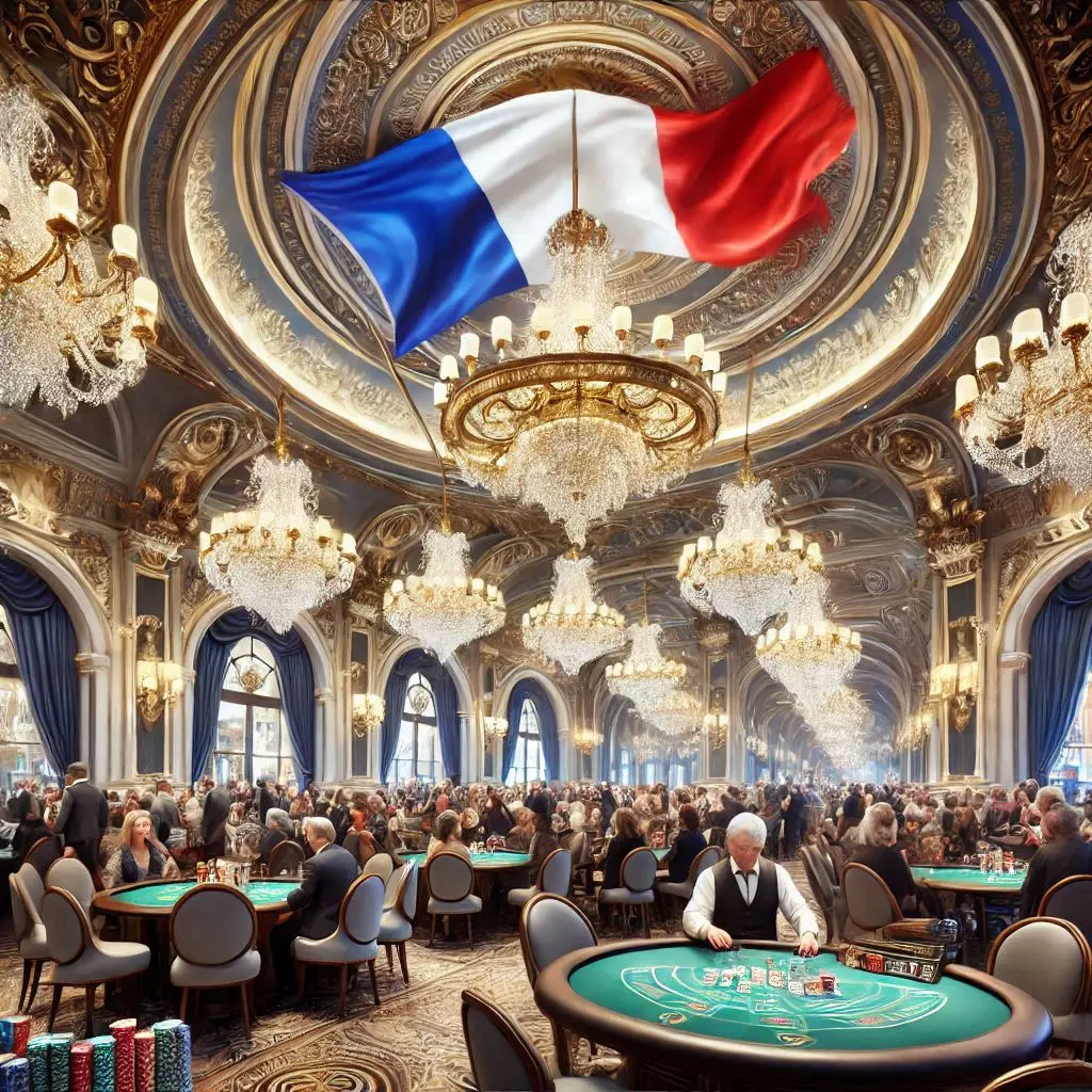 Casino VIP avec drapeau français GOLDENVEGAS CASINO